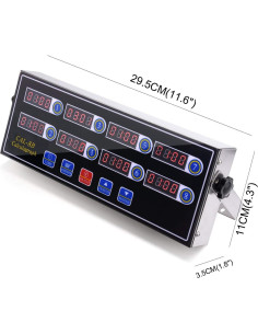 Temporizador Digital de Cocina Genérico 8 Canales Alarma Fuerte 2