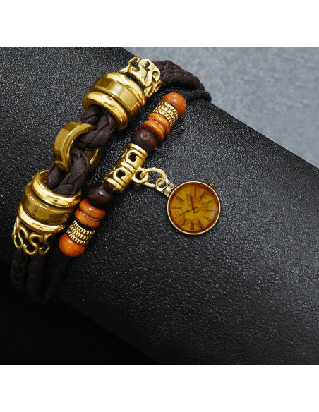 15 Piezas Reloj de Bolsillo Retro Accesorios Joyería DIY