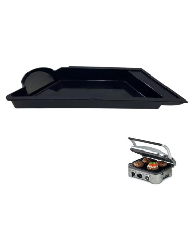 Bandeja de Goteo Repuesto Cuisinart Griddler GR-4NP1 Negra