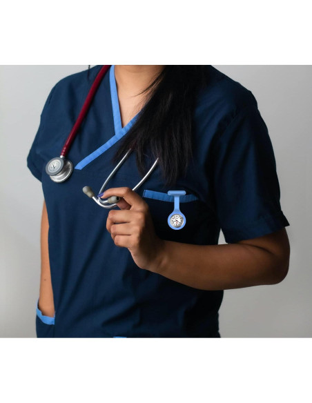 Paquete de 4 Relojes de Enfermera AGEN KGEN Clip Luminosa