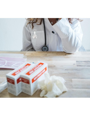 Paquete de 4 Relojes de Enfermera AGEN KGEN Clip Luminosa