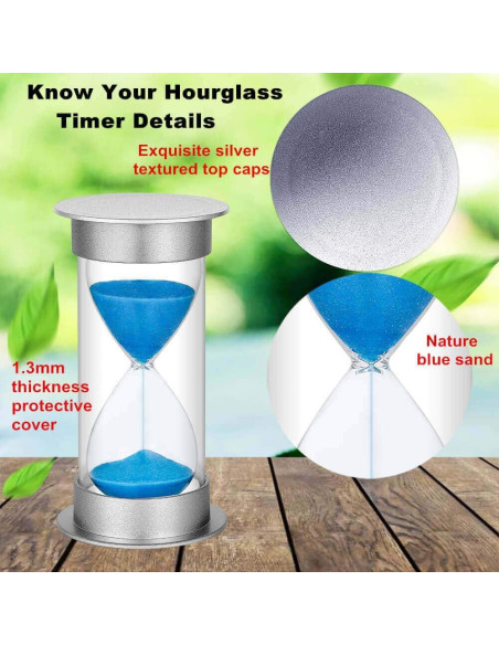 Reloj de Arena SuLiao 30 Minutos Acrílico Azul