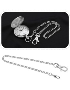 Cadena de Reloj de Bolsillo SING F LTD 37 cm Metal Plata 2