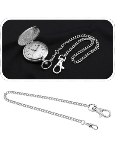 Cadena de Reloj de Bolsillo SING F LTD 37 cm Metal Plata