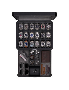 Caja de Relojes Rothwell 18 Compartimentos con Cajón
