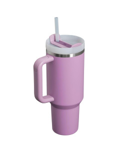 Taza Stanley Quencher H2.0 1.18 L Lila Aislada con Asa 2