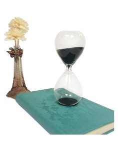 Reloj de Arena HoveBeaty 15 Minutos Vidrio Negro 2