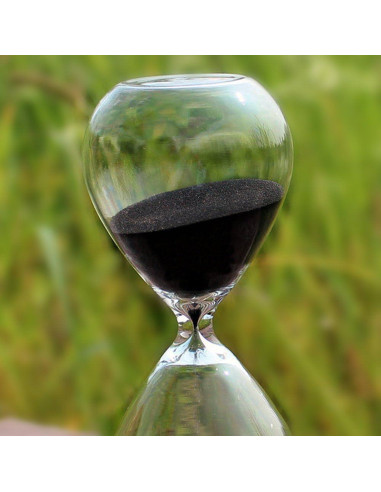 Reloj de Arena HoveBeaty 15 Minutos Vidrio Negro