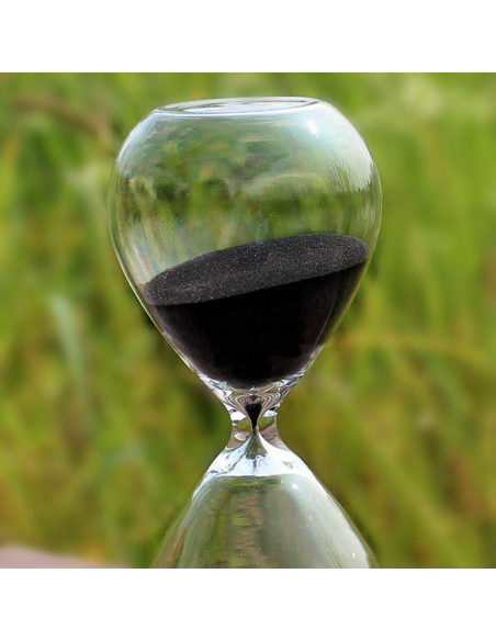 Reloj de Arena HoveBeaty 15 Minutos Vidrio Negro