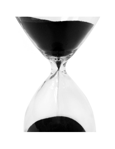 Reloj de Arena HoveBeaty 15 Minutos Vidrio Negro