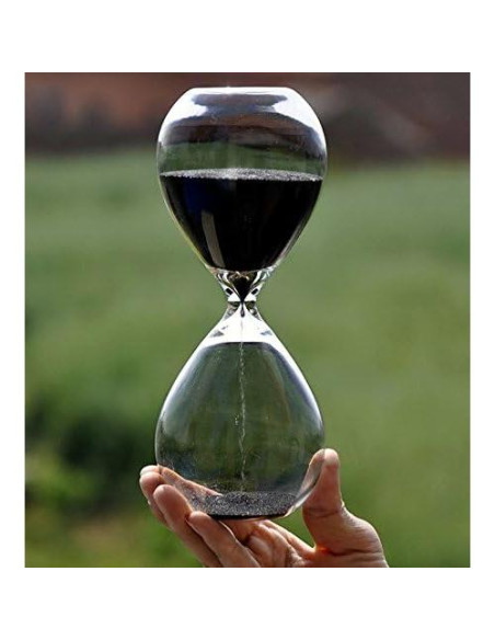 Reloj de Arena HoveBeaty 15 Minutos Vidrio Negro