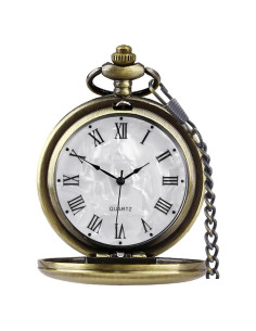 Reloj de bolsillo Tiong con cadena y grabado personalizado