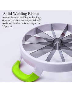 Cortador de Sandía Extra Grande Mannice 28 cm Acero Inoxidable 2