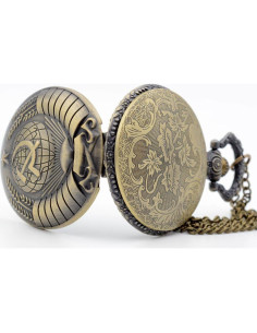 Reloj de Bolsillo KDJSTORE Cuarzo Vintage con Cadena 2