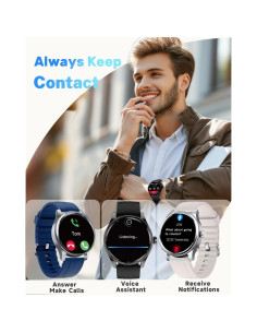 Reloj Inteligente TOOBUR IDW23 Negro con Alexa y Monitoreo de Salud 2