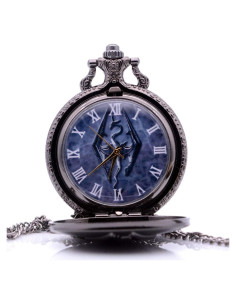 Reloj de bolsillo KDJSTORE PW06 Cuarzo Vintage Negro