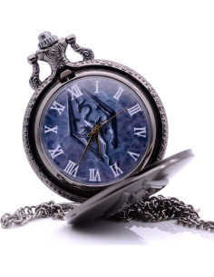 Reloj de bolsillo KDJSTORE PW06 Cuarzo Vintage Negro 2