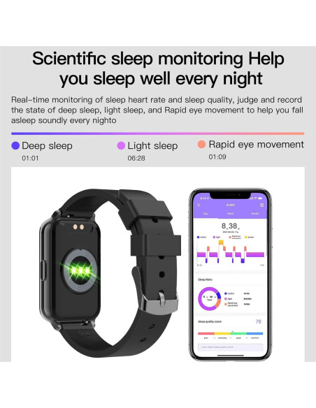 Reloj Inteligente Virozis P67 Fitness Tracker IP68 Salud