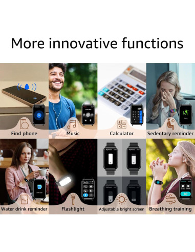 Reloj Inteligente Virozis P67 Fitness Tracker IP68 Salud