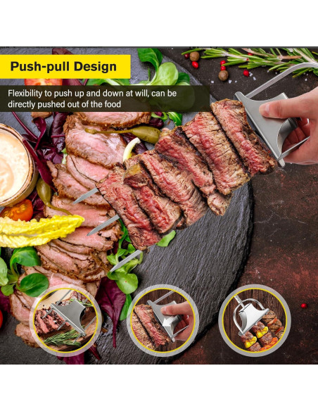 Pinchos de Acero Inoxidable Tchrules 35.56 cm 2 Piezas