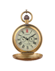 Reloj de bolsillo mecánico BOSNI cobre vintage 37mm