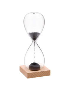 Reloj de Arena Magnético SuLiao 1 Minuto con Base de Madera
