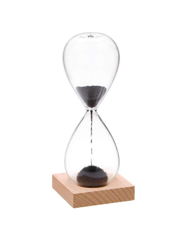 Reloj de Arena Magnético SuLiao 1 Minuto con Base de Madera