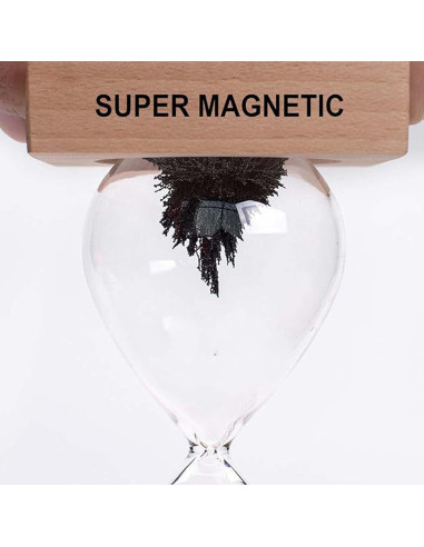 Reloj de Arena Magnético SuLiao 1 Minuto con Base de Madera