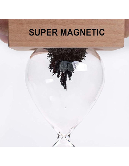 Reloj de Arena Magnético SuLiao 1 Minuto con Base de Madera