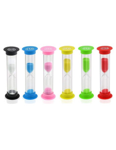 Reloj de Arena KISEER 6 Pcs Temporizadores Coloridos