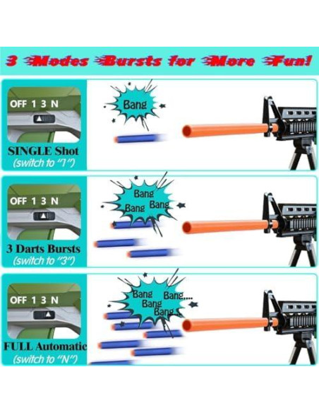 Rifle de francotirador Vioofun con 150 dardos y chaleco táctico