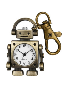 Reloj de bolsillo de cuarzo Realpoo con cadena y diseño único