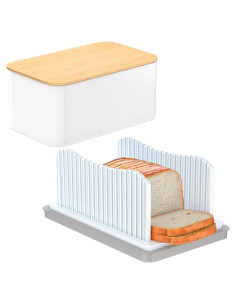 Cortador de Pan CAWIU con Caja Plegable y Bandeja 7.5L