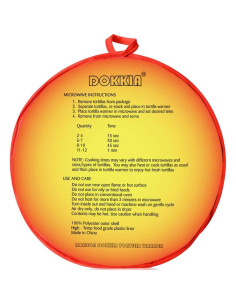 Calentador de Tortillas SOKKIA 30 cm Bolsa Aislante Microondas 2