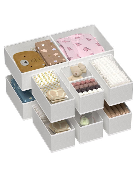 Organizador de Ropa Vtopmart 12 Piezas Tela Plegable