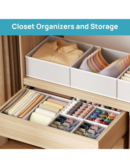 Organizador de Ropa Vtopmart 12 Piezas Tela Plegable