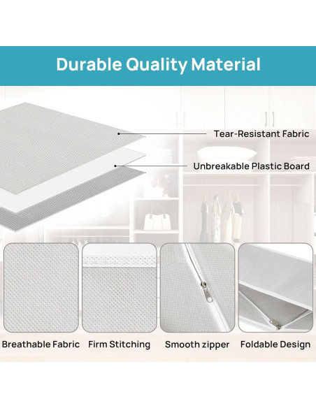 Organizador de Ropa Vtopmart 12 Piezas Tela Plegable