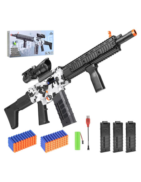 Rifle de francotirador PIXATA eléctrico con 100 dardos