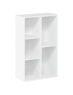 Estantería Furinno Luder 5 Cubos Almacenamiento Blanco