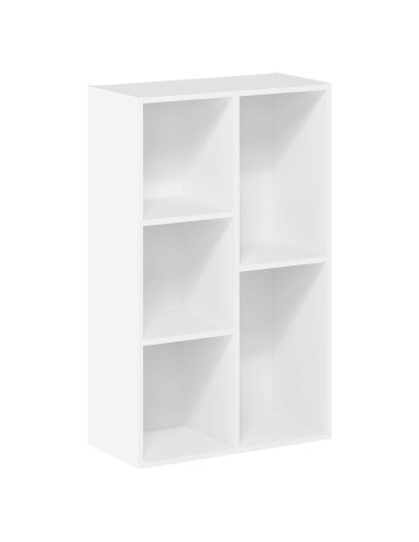 Estantería Furinno Luder 5 Cubos Almacenamiento Blanco
