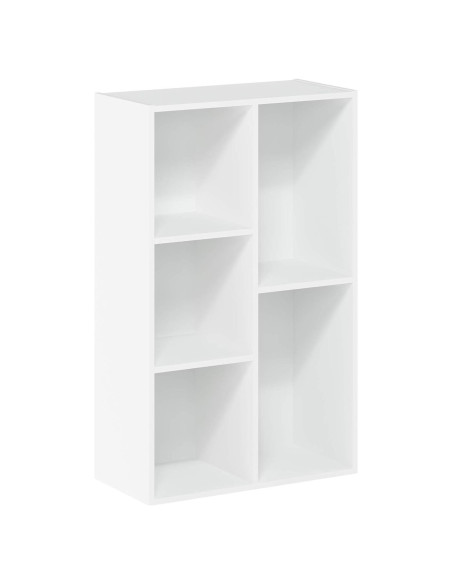 Estantería Furinno Luder 5 Cubos Almacenamiento Blanco