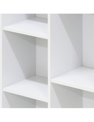Estantería Furinno Luder 5 Cubos Almacenamiento Blanco