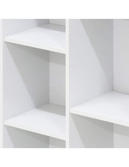 Estantería Furinno Luder 5 Cubos Almacenamiento Blanco