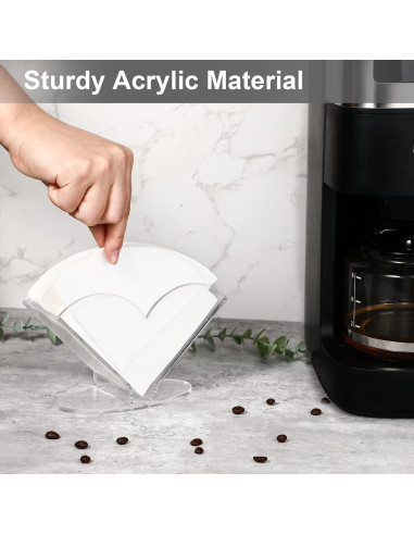 Soporte para Filtros de Café V60 Kamehame Acrílico Transparente