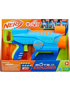 Nerf Elite Junior Explorer Blaster 8 Dardos 6 Años y Más 2