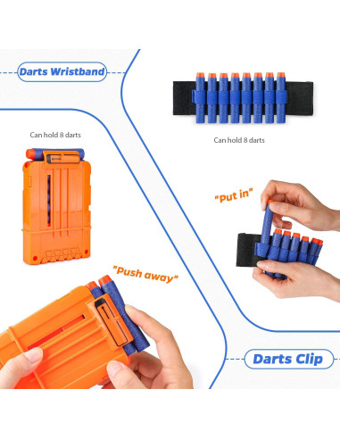 Kit Chaleco Táctico Niños KKONES con Dardos y Accesorios