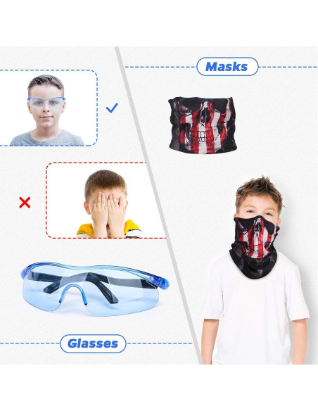 Kit Chaleco Táctico Niños KKONES con Dardos y Accesorios