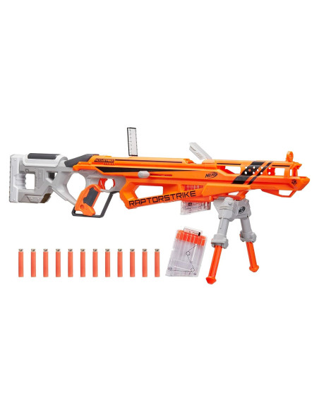 Bláster Nerf Hasbro AccuStrike RaptorStrike 18 dardos