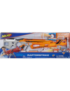 Bláster Nerf Hasbro AccuStrike RaptorStrike 18 dardos 2