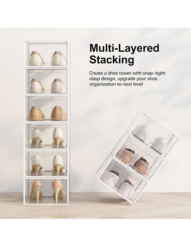 Caja de Almacenamiento para Zapatos SEE SPRING Pack 12